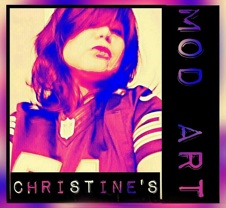 The Instagram post of Christinea mod art